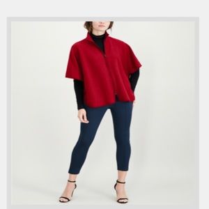 Anne Klein cape front zip NWT